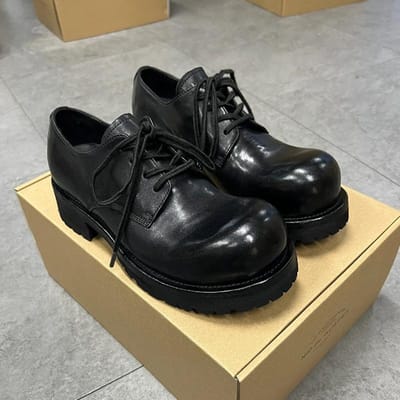 Nieuwe Mode Vintage Zwart Heren Casual Luxe Schoenen Zakelijk Formeel Leer Loafers Ronde Neus Werk Bruiloft Designer Schoenen 45 black