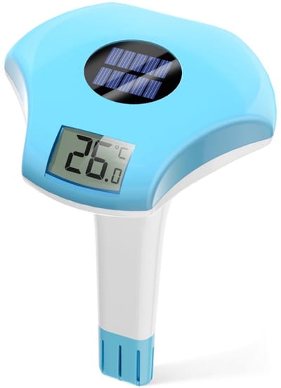 Zwembadthermometer - Water Temperatuurmeter - Temperatuur Meten - Op Zonne-energie - 20 cm - Multicolor