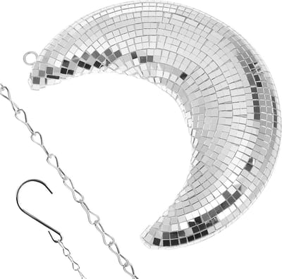 Spiegelbal Disco Ball 21 x 13 x 3 cm - Hangdecoratie voor Feesten, Verjaardagen en Bruiloften