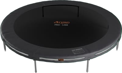 Avyna InGround Trampoline Ø365 cm – Grijs – Rond – Premium Ingraafmodel – Duurzaam – Extra Dikke HD Rand