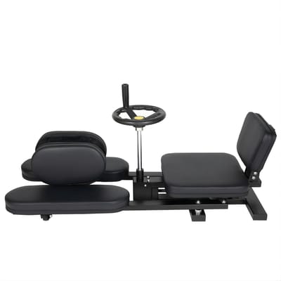 Leg Stretcher – Voor Fitness & Flexibiliteit – Trainingsapparaat met Handwiel en Zachte Kussen, 3-Balk Split Stretch Machine – Zwart