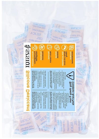 Silica Gel Desiccant Pouches 5g - 80 Stuks, Voorkom Vocht en Schimmel in Kledingopslag en Apparaten
