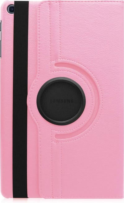 Draaibaar Hoesje - Multi stand Case Geschikt voor: Samsung Galaxy Tab A 10.1 inch 2019 SM T510 / T515 Draaibaar Hoesje - Multi stand Case - Licht roze