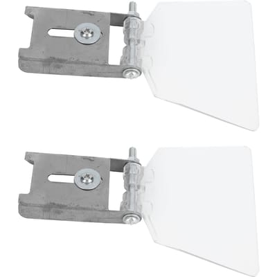 2 stuks bankslijpmachine oogbeschermer 304 kleine roestvrijstalen behuizing gereedschapsbeschermer opzetstuk accessoires S