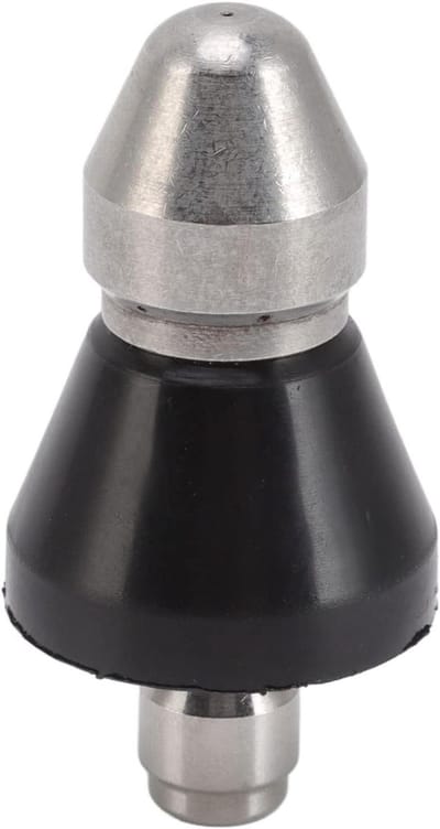 Rioolreinigings Nozzle voor Hogedruk Spuitkop, Roestvrijstaal, G1/4, Ontstopper