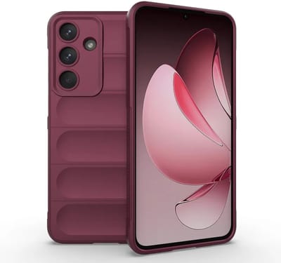 MobyDefend Hoesje - Geschikt voor Samsung Galaxy S25 FE - TPU Gripcase - Donkerpaars