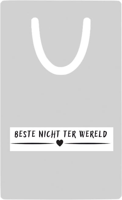 Hacebo® - Beste nicht ter wereld metalen boekenlegger - Nicht - niece - leuk cadeau voor je nicht Bladwijzer boekenleggers - 7.6 cm x 5cm