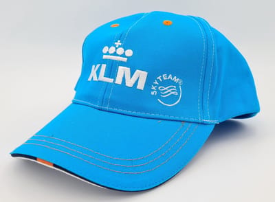 Cap - Pet - KLM - vliegtuig - luchtvaart - lichtblauw