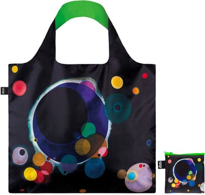 LOQI Bag - Several Circles Neon Green