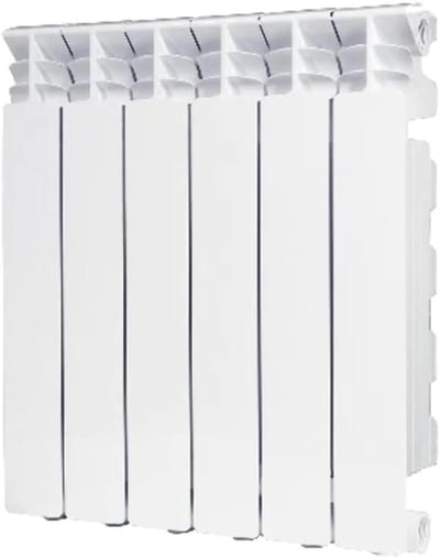 Aluminium Radiator - Verwarmingselement - Ruimte Verwarmen - Hoge Warmteafgifte - 500 mm Asafstand - Aluminiumkleur