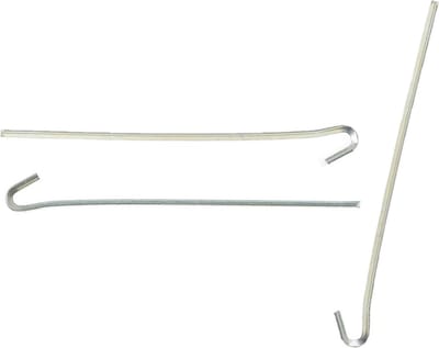 30x grondpennen/tentharingen metaal met open oog 23 cm - Rotspennen - Spijkerharing