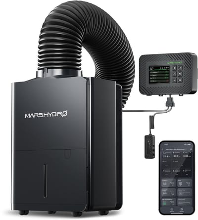 Mars Hydro Luchtontvochtiger - 2.1 Liter tank - Incl. iControl - Dehumidifier