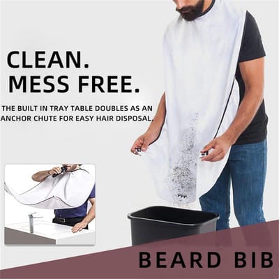 Badkamer - Schort Mannen - Baardschort - Schorten Voor Mannen - Baard Cape - Scheerschort