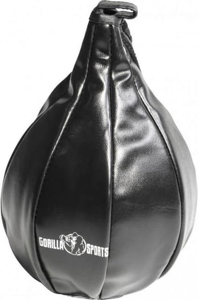 Gorilla Sports Boksbal - Bokszak - Kunstleder - Zwart