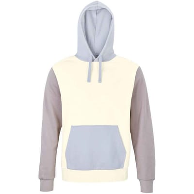 SOLS Unisex Collins Contrast Organic Hoodie voor volwassenen (Natuurlijk)