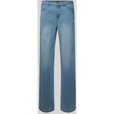 wide fit jeans met lyocell en viscose