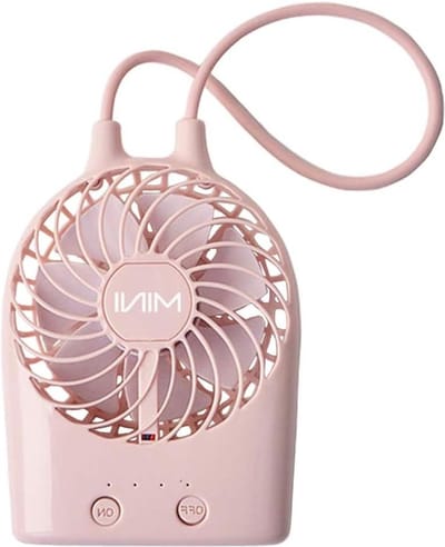 USB Oplaadbare Handheld Mini Ventilator - Draagbare USB Fan voor Studenten - Stille Desktop Ventilator met Hoge Windsnelheid - Roze/zomer