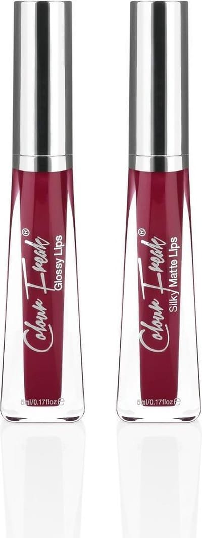 Colour Freak Cosmetics Bite Winter Lip Duo – Hydraterende Lipgloss & Matte Lipstick – Niet-Plakkerig & Winterproof – Voor Droge of Gevoelige Lippen