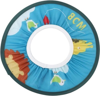 Kinder Shampooing Cap, Waterdichte Bad Douche Oogbescherming Hoed - Zachte Elastische Hoed - Geschikt voor Kinderen - Blauw