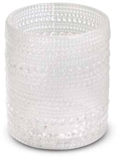 Safaary - Kaarslichthouder Glas Helder Kristal-Ø 8 x 9cm