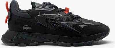 Lacoste L003 NEO TECH 224 1 SMA Heren Sneakers - Zwart/Oranje - Maat 41