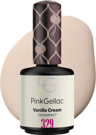 Pink Gellac Gellak - 329 Vanilla Cream 15ml - Glanzende Witte Gel Nagellak - Gellac - Gel Nagels Producten