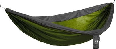 Eno Hangmat Supersub 2,8 X 1,9 M Nylon Groen/grijs 2-delig