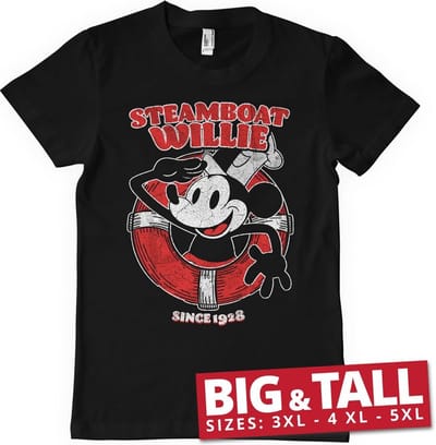 Hybris T-shirt Steamboat Willie Since 1928 T-shirt HY-1-SBW002-H61-12