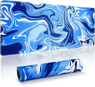 Grote Wasbare Muismat (800 x 300 x 3 mm) met Antislip Rubberbasis, Ideaal voor Gaming en Kantoorgebruik, Laptop Bureau Pad.