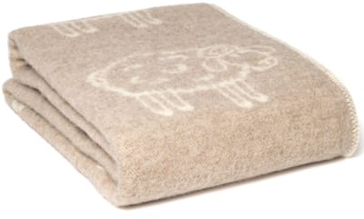 WOOOL Wollen Babydeken - Little SHEEP (Beige) - 130x90 - Ledikant