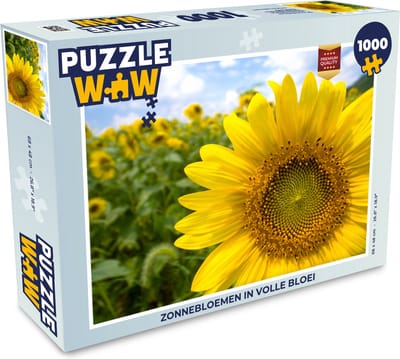 Puzzel Zonnebloemen in volle bloei - Legpuzzel - Puzzel 1000 stukjes volwassenen