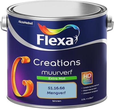 Flexa - Creations Muurverf Extra Mat - S1.16.68 - Mengverf - 2,5 L