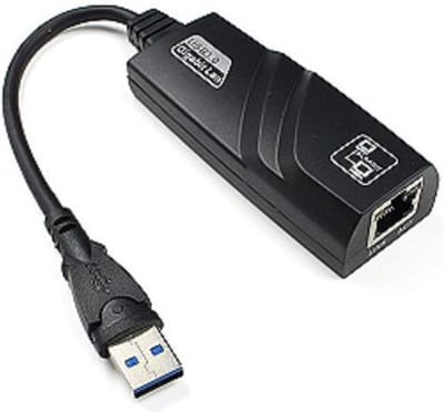 New Age Devi - Ethernet Adapter - USB Type-C naar Ethernet - RJ45 - USB 3.0 - 10/100/1000Mbps - Zwart