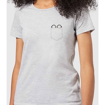 Harry Potter Harry Potter Pocket Glasses dames t-shirt - Grijs - XS
