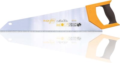 Handzaag 500 mm voor Houtbewerking - Ergonomische Softgrip, Krachtige Duwtanden en Universele Vertanding