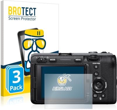 Screenprotector 3 Stuks voor Sony Alpha FX30 Cinema Line Beschermglas transparant