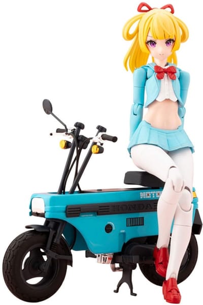 Megami Device Buster Doll Series Plastic Model Kit 1/1 Knight Alice with Honda AB12 Motocompo 15 cm