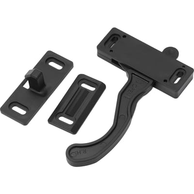 Kit de loquet de porte moustiquaire pour camping-car, poignée droite, installation simple, robuste et pratique, loquet de porte en ABS pour camping-car