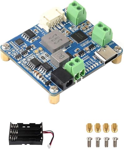 Zonnepaneel Laadregelaar - Energie Management - Opladen Batterijen - MPPT Functie - 6-24V Ingang - Blauw
