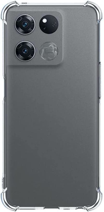 Hoesje geschikt voor OnePlus Ace - Anti Shock Proof Siliconen Back Cover Case Hoes Transparant