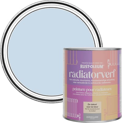 Rust-Oleum Lichtblauw Radiatorverf Zijdeglans - Blauwe lucht 750ml