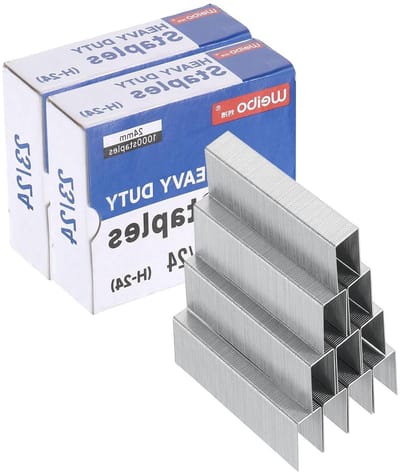 Nietjes voor nietjes - Papierklemmen - Documenten Binden - Roestvrij Staal - 2000 stuks - Zilver