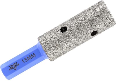 Diamant Vingerfrees - Tegelfrees Gatvergroter - Keramiek Bewerken - Vacuüm Gesoldeerde Technologie - 15 mm Diameter - N.v.t.