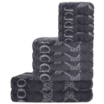 JOOP! Handdoek Een maat, 50x100 Set van 10