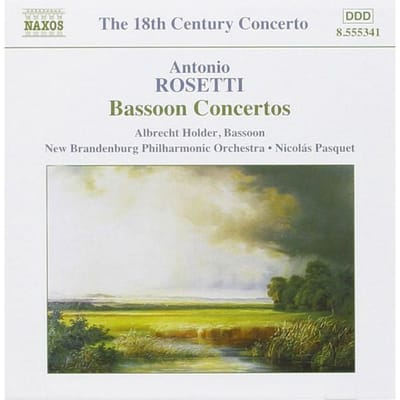 Albrecht Holder, New Brandenburg Philharmonia, Nicolás Pasquet - Rosetti: Bassoon Concertos (CD)