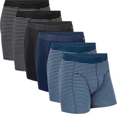 DANISH ENDURANCE Boxershorts biologisch katoen - voor Heren - 6 pack - Meerkleurig - Maat 3XL