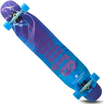 Skateboard Deck 46 inch Professionele longboard skateboard Volwassen beginner Borstel straat dance board 8 verdiepingen esdoorndek Lager gewicht 150 kg beste cadeau Kids Compleet (Kleur: #4)