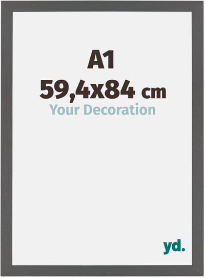 Your Decoration - Puzzellijst 59,4x84 cm - Antraciet - Puzzellijst 1500-2000 stukjes - MDF Fotolijst - Mura