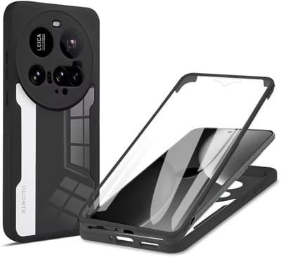 Hoesje geschikt voor Xiaomi 15 Ultra - Techsuit ColorVerse 360 Case met Screenprotector - Zwart