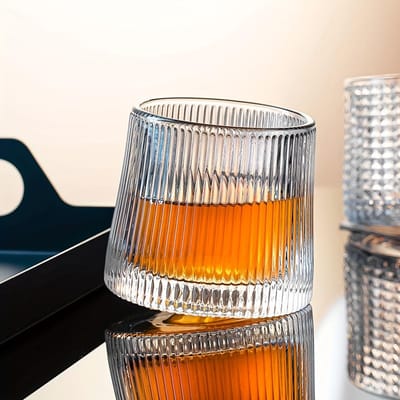 1 stuks 150 ml Rollend Whiskyglas Stijlvol Glaswerk voor Scotch Bourbo Cocktail Cognac voor Bar Glaswerk Gereedschap Benodigdheden voor Thuiskeuken 101-200ml